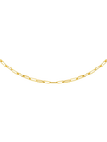 IBB 18ct gold paper chain necklace 46cm, imported from the UK