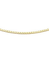 John Lewis IBB 18ct Yellow Gold 8-Sided Box Chain Necklace, 46cm- Buy online at McGrocer