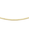 IBB 18ct yellow gold box chain necklace 46cm (British brand)