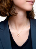Collier pendentif cœur flottant en or 18ct IBB 46cm (marque britannique)