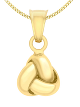 John Lewis IBB 18ct Gold Triple Knot Pendant Necklace- Buy online at McGrocer