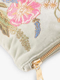 Elizabeth Scarlett pressed flowers organic cotton pouch green, UK version