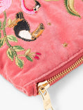 Elizabeth Scarlett zebra organic cotton pouch pink - British product