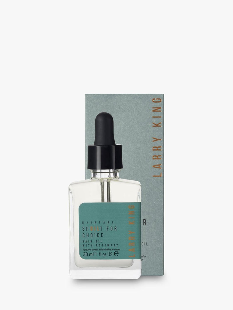 Larry King Spoilt for Choice hair oil 30ml, UK version