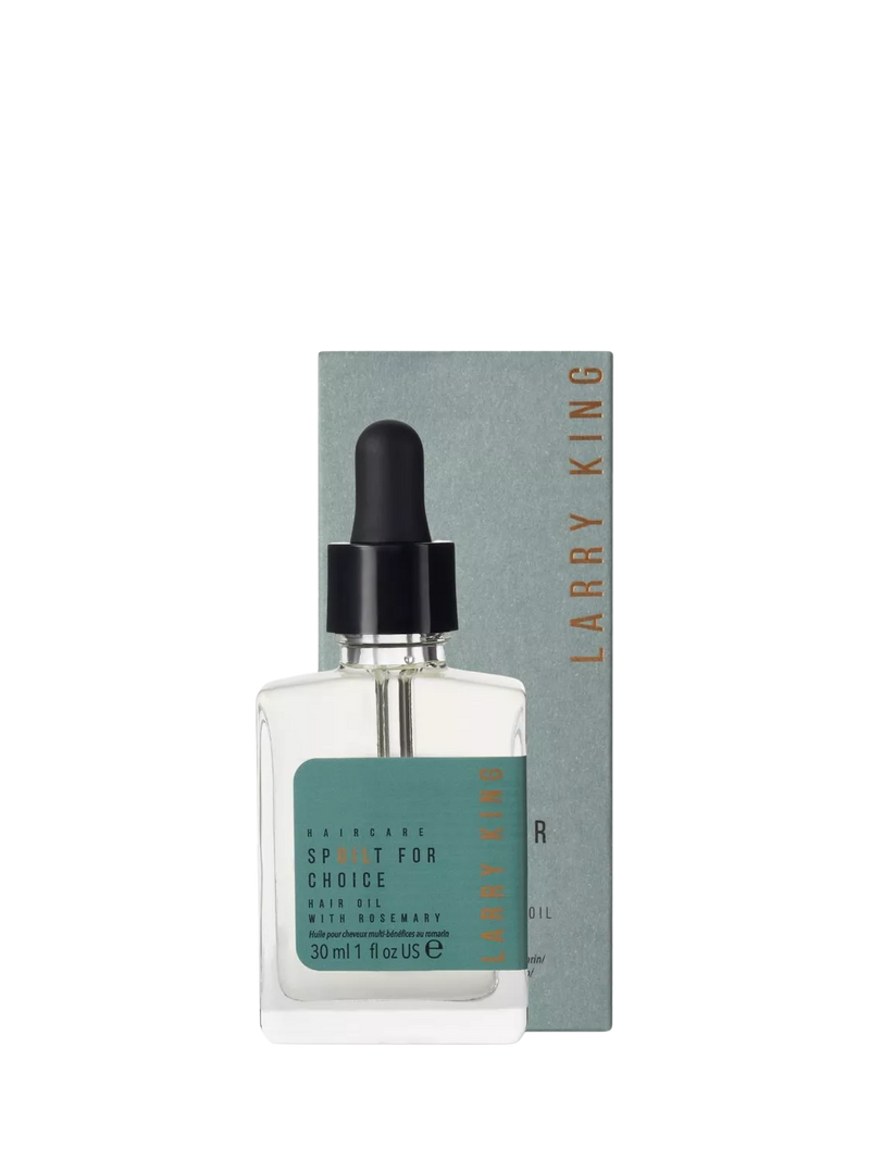 Larry King Spoilt for Choice hair oil 30ml, UK version