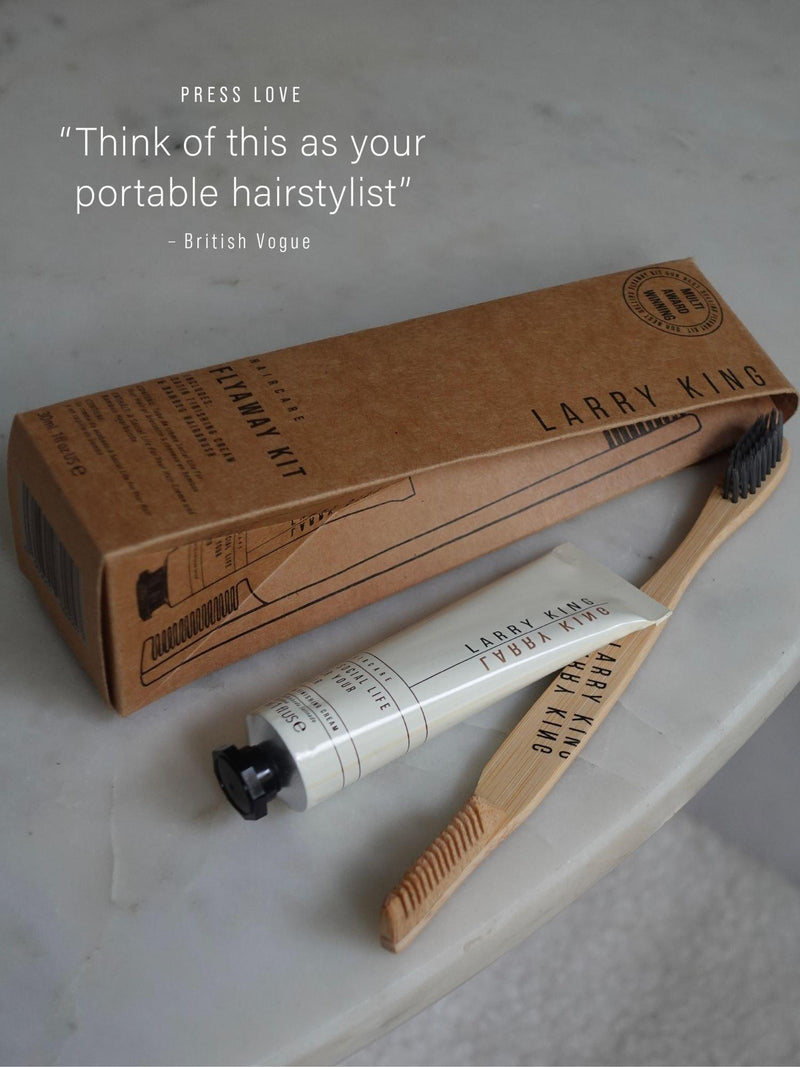 Larry King 2 Piece Flyaway Hair Styling Kit, UK version