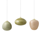 John Lewis MADE Adrienne Diner Pendant Light, Green- Buy online at McGrocer