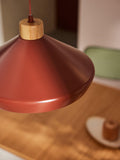 MADE Albert red pendant light, UK version