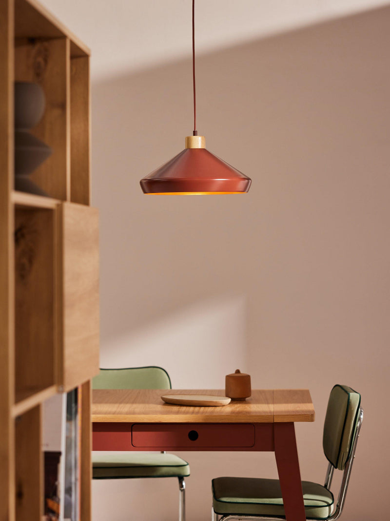 MADE Albert red pendant light, UK version