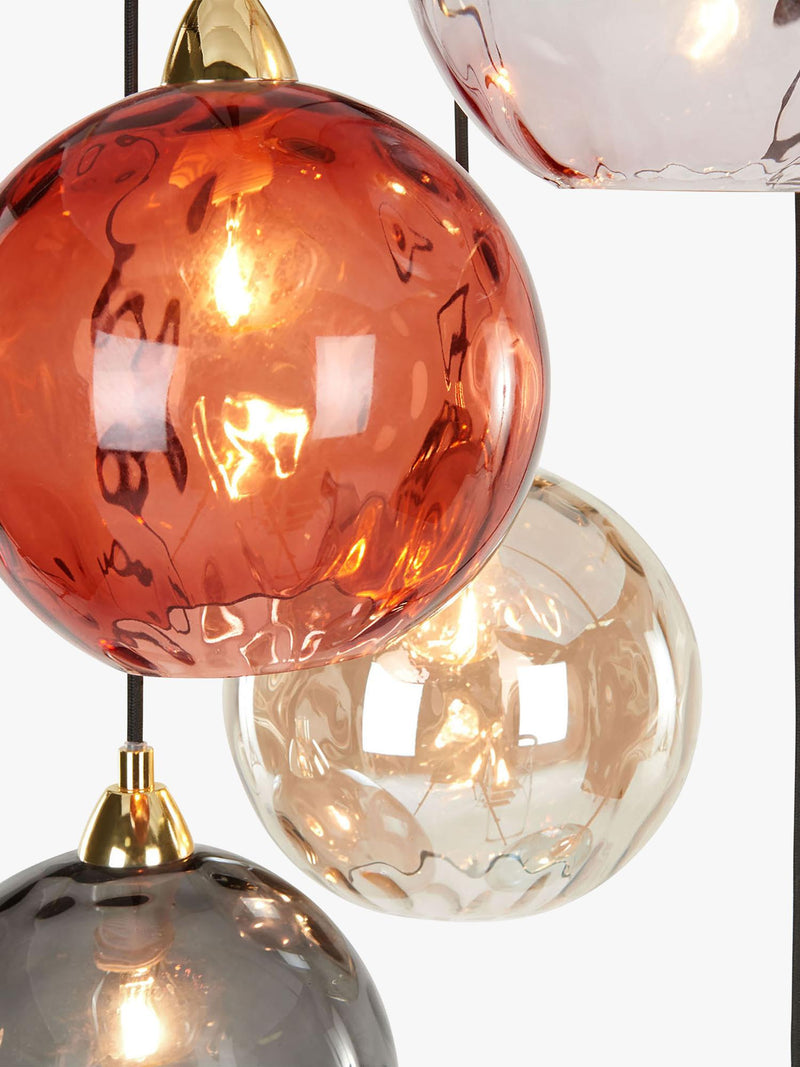 MADE Ilaria 5-light cluster pendant - British product