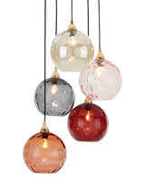 John Lewis MADE Ilaria Cluster Ceiling Light, Pink- Buy online at McGrocer