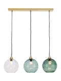 MADE Ilaria 3 pendant ceiling light blue, UK version