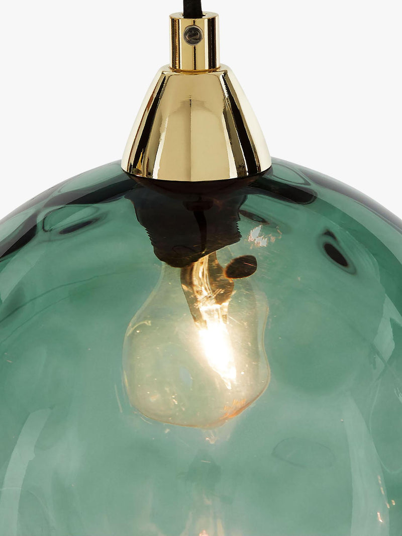 MADE Ilaria 3 pendant ceiling light blue, UK version