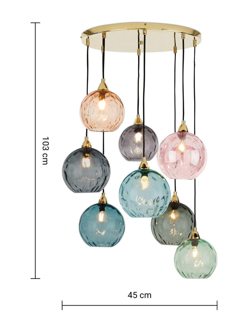 MADE Ilaria XL cluster ceiling light Multi, UK version