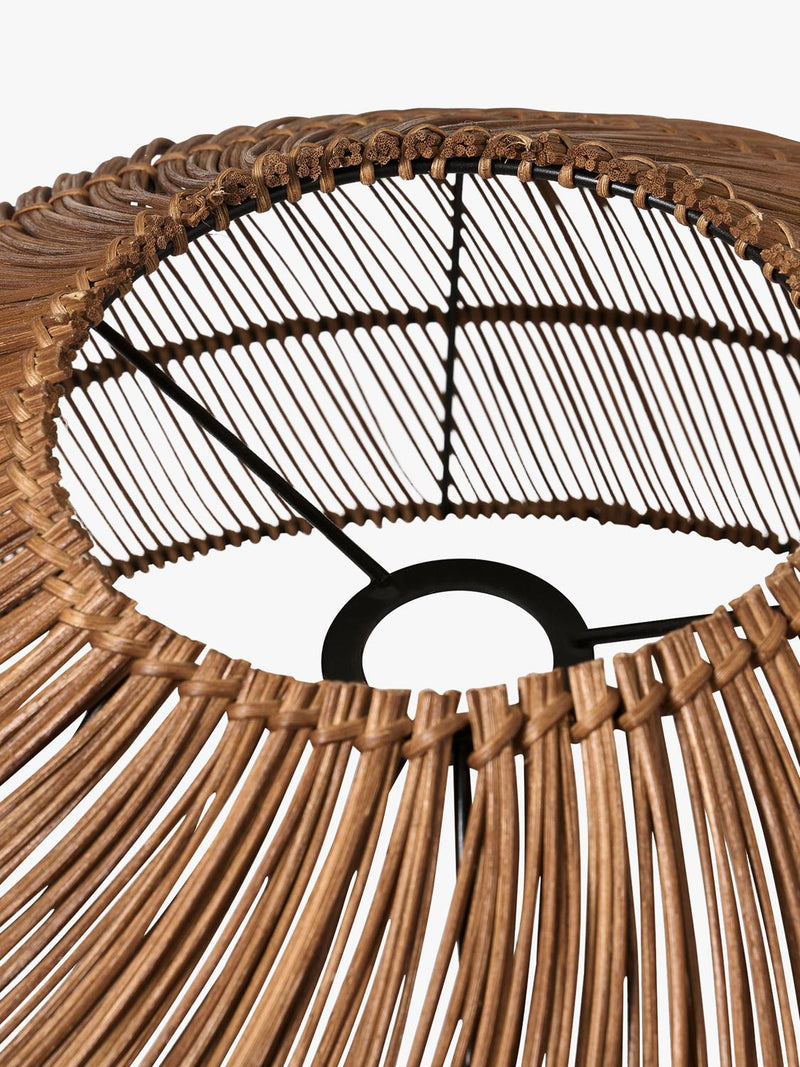 MADE Java XL rattan lampshade dark natural - British product