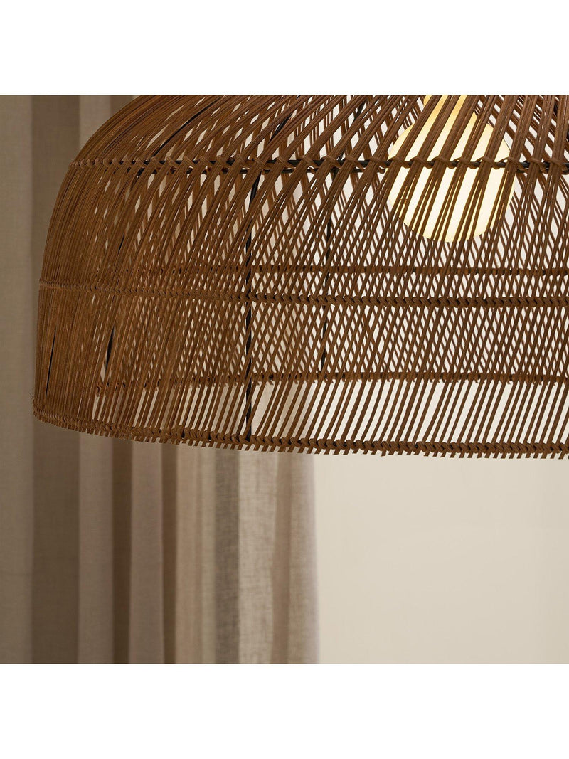 MADE Java XL rattan lampshade dark natural - British product
