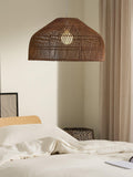 MADE Java XL rattan lampshade dark natural - British product