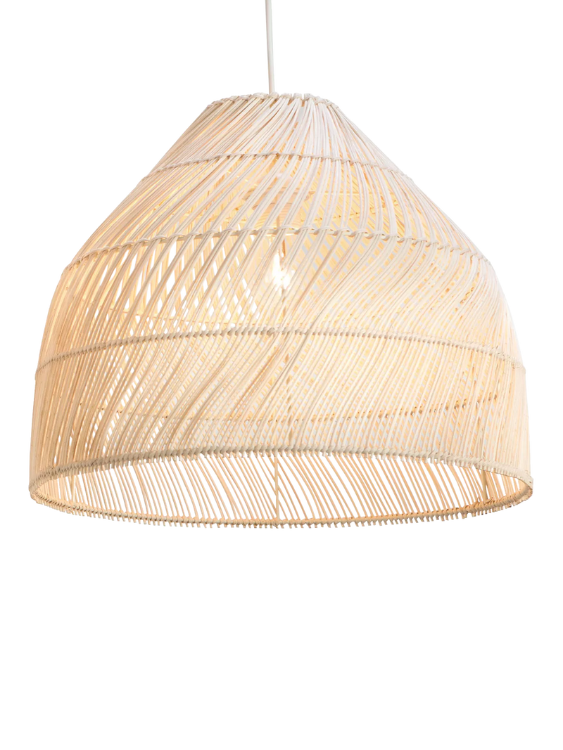 MADE Java tapered ceiling shade natural rattan 34cm (British brand)