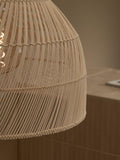 MADE Java tapered ceiling shade natural rattan 34cm (British brand)