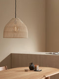 MADE Java tapered ceiling shade natural rattan 34cm (British brand)