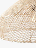 MADE rattan lamp shade 60cm light brown - British product