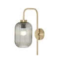 MADE Briz Textured Glass Wall Light, Grey