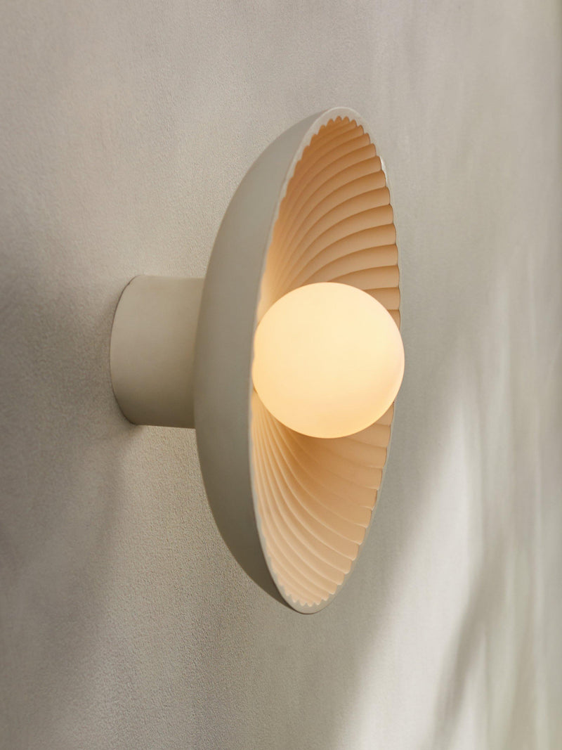 MADE Eliya wall light white concrete - British product