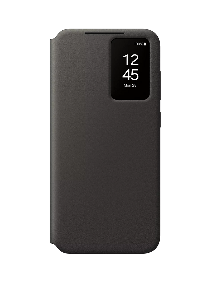 Samsung S24 FE Smart View Wallet Case Black, imported from the UK