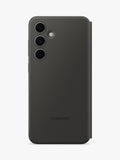 Samsung S24 FE Smart View Wallet Case Black, imported from the UK