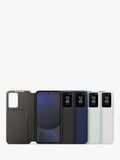 Samsung S24 FE Smart View Wallet Case Black, imported from the UK