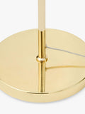 MADE Ilaria pink floor lamp with glass shade, UK version