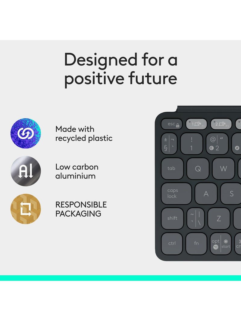 Logitech Keys-to-Go 2 wireless keyboard Graphite - British product