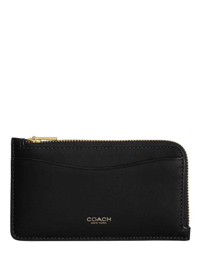 Coach New York Leather Zipped Card Case