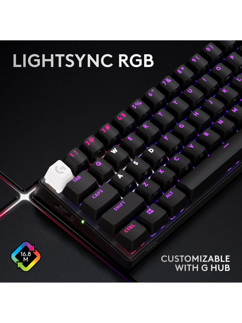 Logitech PRO X 60 Lightspeed wireless gaming keyboard - British product