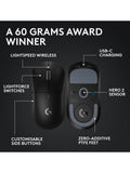 Logitech G PRO X Superlight 2 wireless gaming mouse Black (British brand)