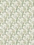 Clarke & Clarke Goldene Lilie bestickter Polsterstoff (britische Marke)