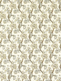 Clarke & Clarke Goldene Lilie Bestickter Polsterstoff