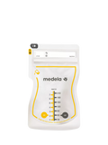 Medela easy pour breastmilk storage bags, pack of 50, imported from the UK