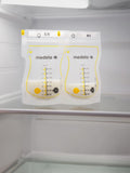 Medela easy pour breastmilk storage bags, pack of 50, imported from the UK