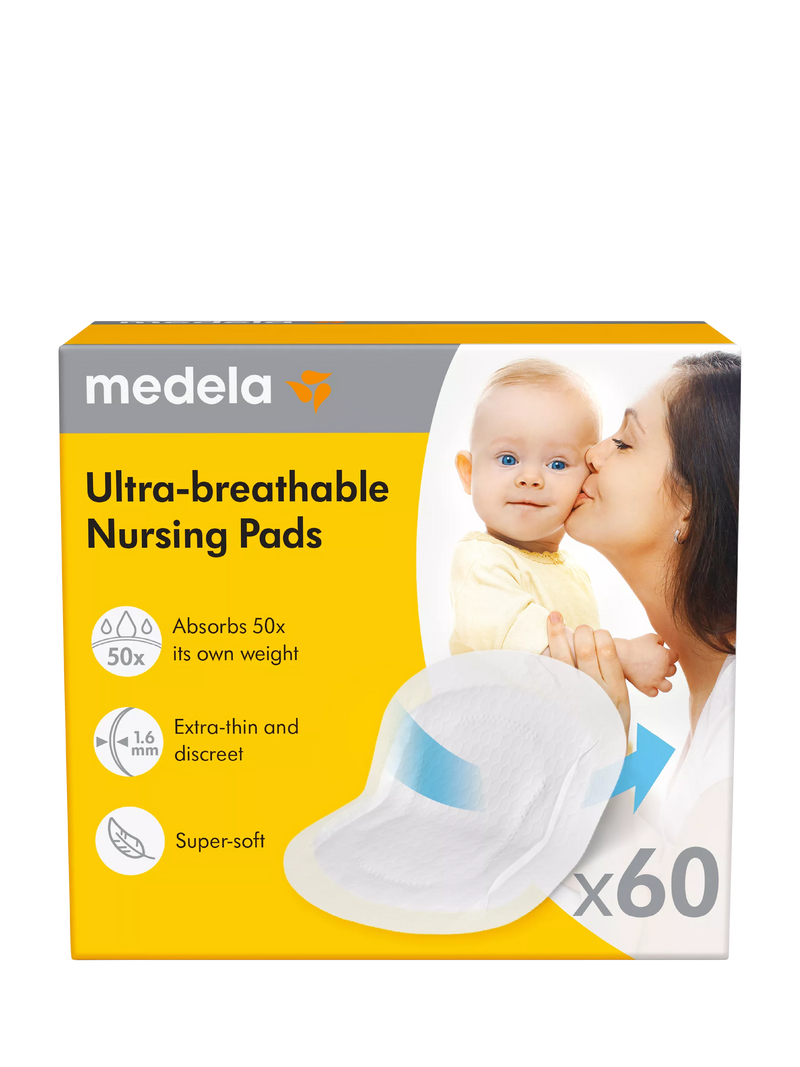 Medela Ultra Breathable Nursing Pads Pack of 50, imported from the UK