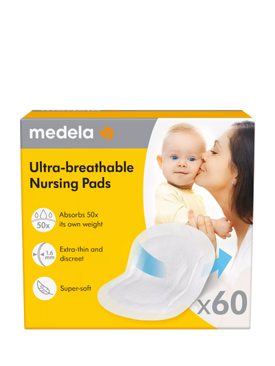 John Lewis Medela Ultra Breathable Nursing Pads Pack of 50- Buy online at McGrocer
