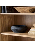west elm Asher ceramic bowl black 30cm (British brand)