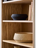 west elm Asher ceramic bowl black 30cm (British brand)