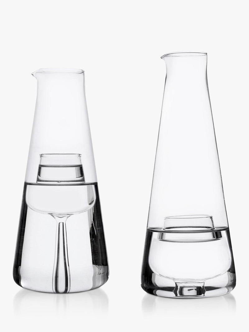 Ichendorf Milano Inbottiglia wine glass decanter Clear/Red 110ml, UK version