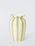 John Lewis Håndmalt Stripete Steintøyvase, H26,5 cm