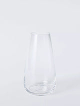 John Lewis John Lewis Cannon Glass Vase Clear 25cm- Buy online at McGrocer