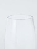 John Lewis bullet glass vase clear 27cm, UK version