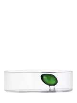 John Lewis Ichendorf Milano Travasi Olive Small Glass Serving Bowl 12cm- Buy online at McGrocer