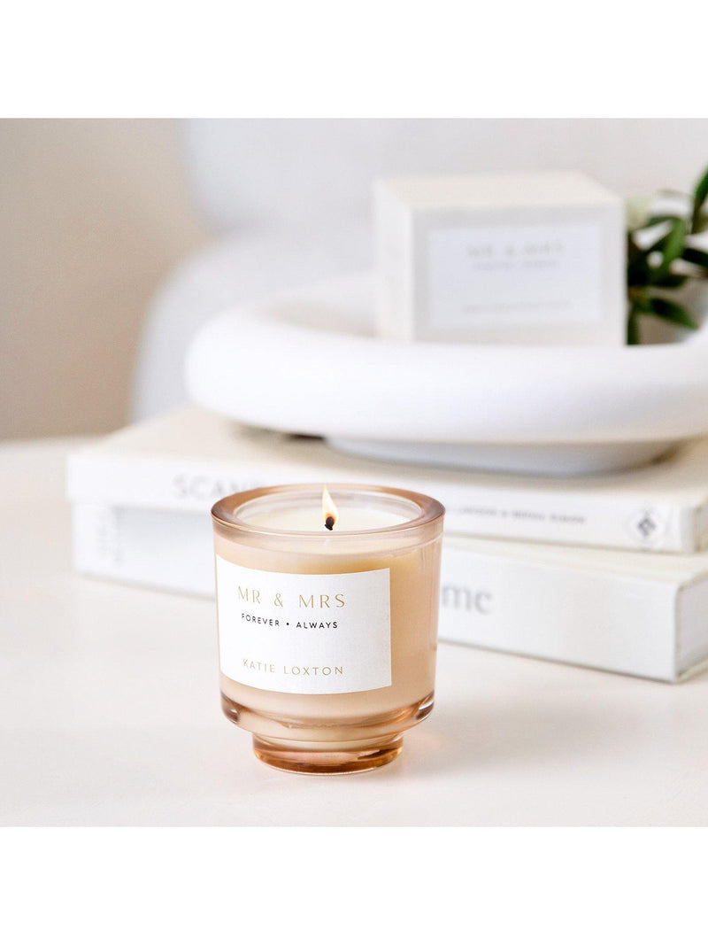 Katie Loxton Mr & Mrs candle - British product