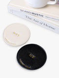 Katie Loxton Mr & Mrs coaster set, imported from the UK